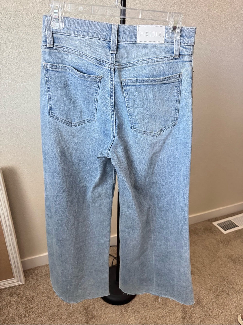PISTOLA Light Blue Wide-Leg Jeans - Picture 3 of 5